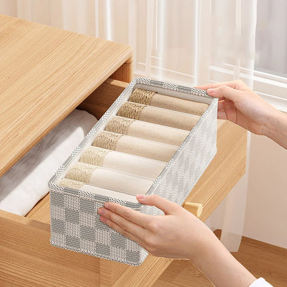 👗 Foldable Underwear & Closet Organizer – Multi-Compartment Box 👗
