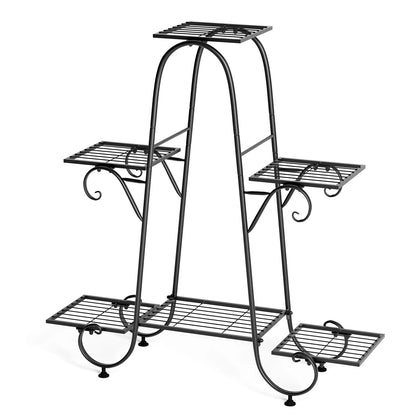 🌿 Metal Plant Stand – Tiered Flower Pot Holder for Indoor & Outdoor Display 🌿