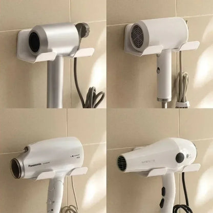 💈 Wall Mounted Hair Dryer Holder – Punch-Free Organizer 💈