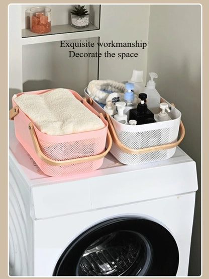 🧺 Fruit & Veggie Drain Basket – Multi-Purpose Storage for Kitchen & Home 🍎🧻