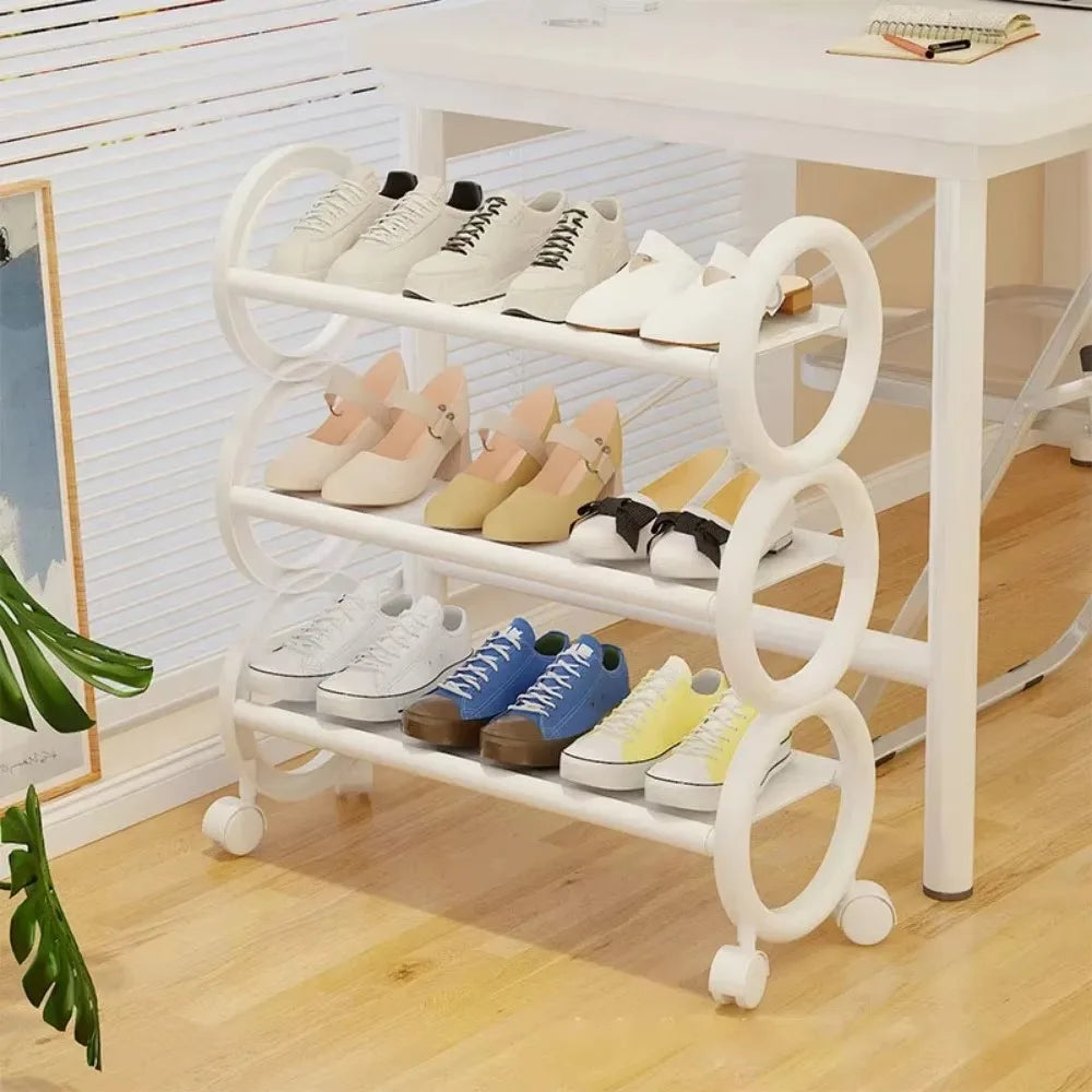 Space Saving Shoe Rack  Nail-Free & Portable  Rustproof Entry Organizer