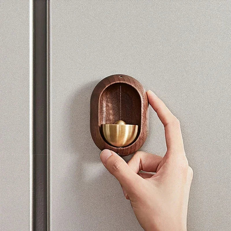 Wooden door bell Japanese wind chime home decor entrance door chime shopkeeper remind bell
