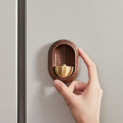 Wooden door bell Japanese wind chime home decor entrance door chime shopkeeper remind bell
