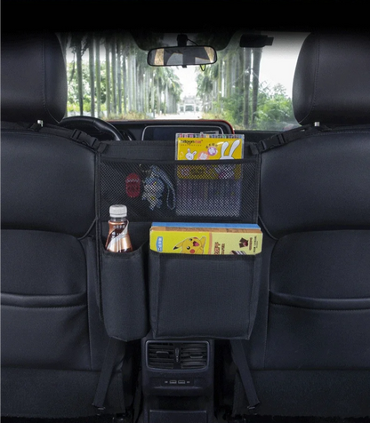 Child Safety Car Net Barrier with Storage