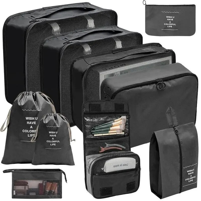 🧳 Travel Packing Organizer Set – 7/8/9/10PCS for Luggage & Wardrobe