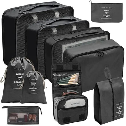 🧳 Travel Packing Organizer Set – 7/8/9/10PCS for Luggage & Wardrobe