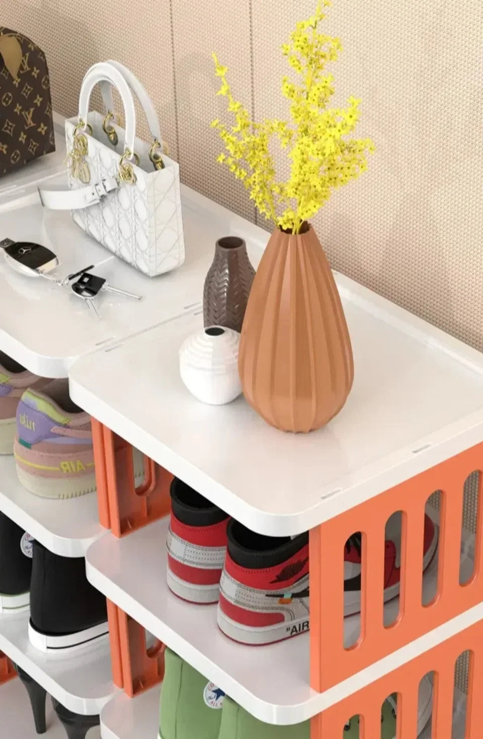 👞 Multi-Layer Shoe Rack – Slim, Strong & Space-Saving Storage for Entryways & Homes 🏠📦