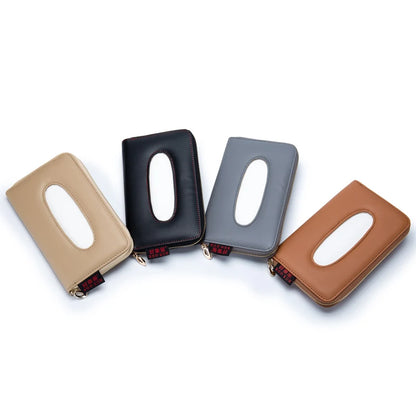 🧻 Car Sun Visor Tissue Holder – Premium PU Leather Organizer