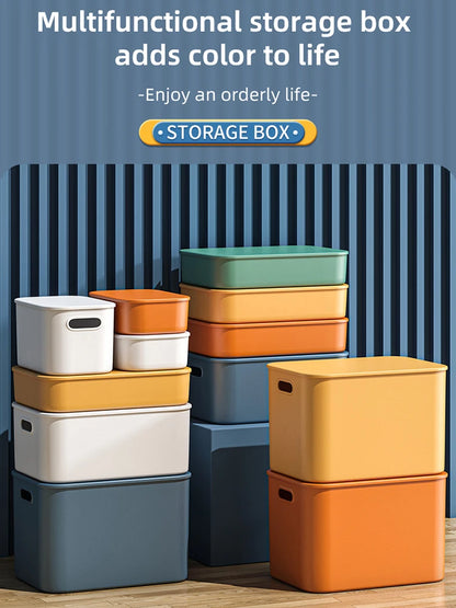 🎨 Colorful Stackable Storage Box 🧺 Tidy Up with Style! 🎨
