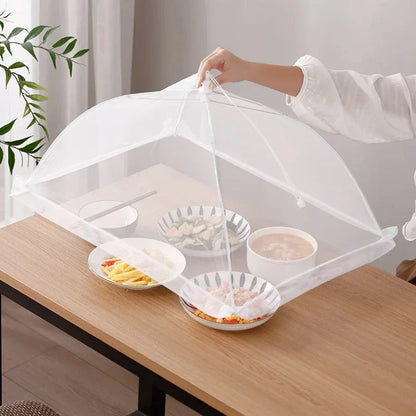 🦟 Foldable Mesh Food Cover – Washable Insect-Proof Dish Protector for Indoor & Outdoor Use 🍽️