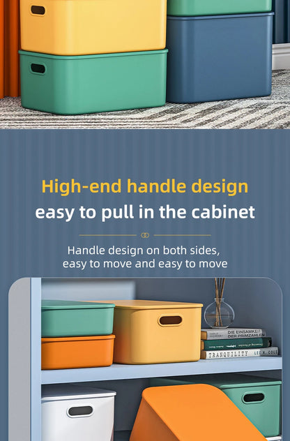 🎨 Colorful Stackable Storage Box 🧺 Tidy Up with Style! 🎨