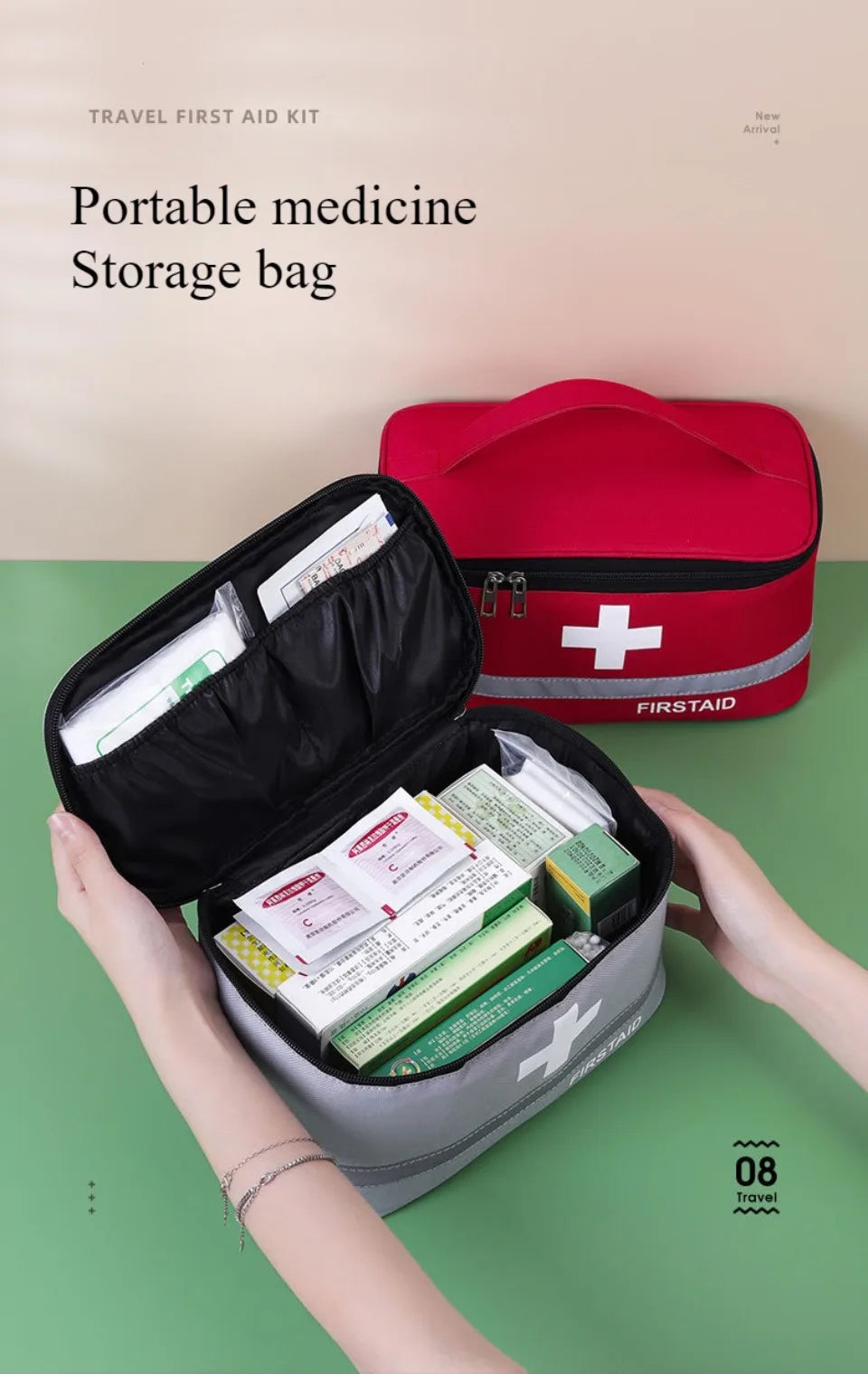 🎒 Travel Utility Organizer ✈️ Multi-Pocket Storage Bag 📦