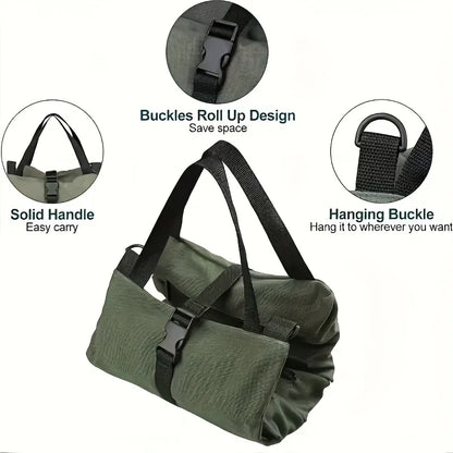 Multifunctional Electrician Tool Roll – Heavy-Duty Nylon Organizer for Mechanics & DIY