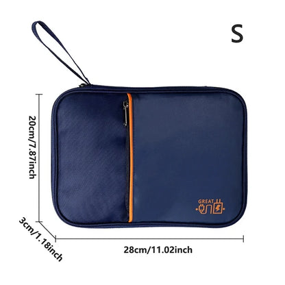 💼 Digital Cable Storage Bag – USB Cord, Charger & Power Bank Organizer Travel Case