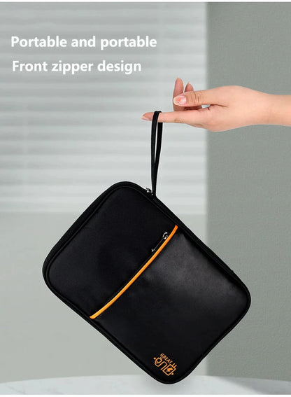 💼 Digital Cable Storage Bag – USB Cord, Charger & Power Bank Organizer Travel Case