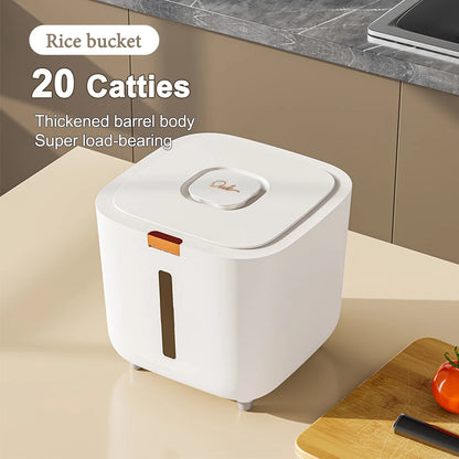 Insect-Proof Rice Storage Box  Moisture-Sealed Grain Dispenser
