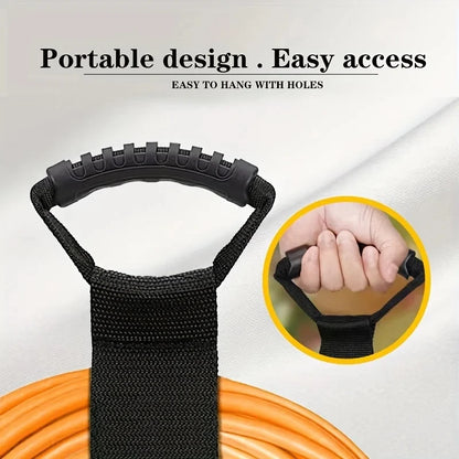 🧰 Heavy-Duty Multipurpose Storage Strap – Wall Hanging Cord & Hose Organizer with Handle (25KG Load)