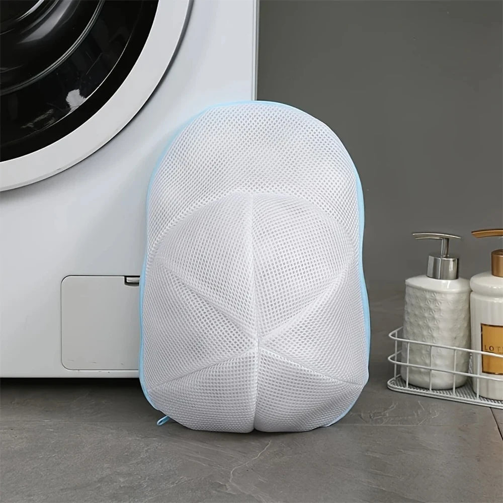 🧢 Hat Washing Cage – Anti-Deformation Laundry Bag for Machine Wash & Travel Storage 🧺