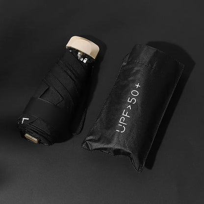 ☂️ Compact Foldable Sun & Rain Umbrella – Stylish & Portable ☂️