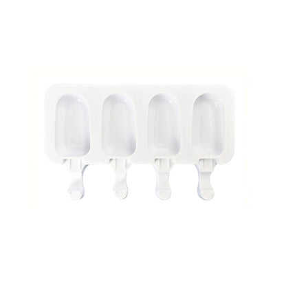 🍦 Silicone Popsicle Molds Set – 3pcs with Wooden Sticks 🍦