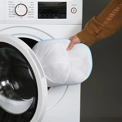 🧢 Hat Washing Cage – Anti-Deformation Laundry Bag for Machine Wash & Travel Storage 🧺