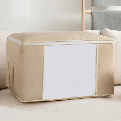 🧺 Large Capacity Clothes Storage Bag – Foldable Blanket Organizer 🧺