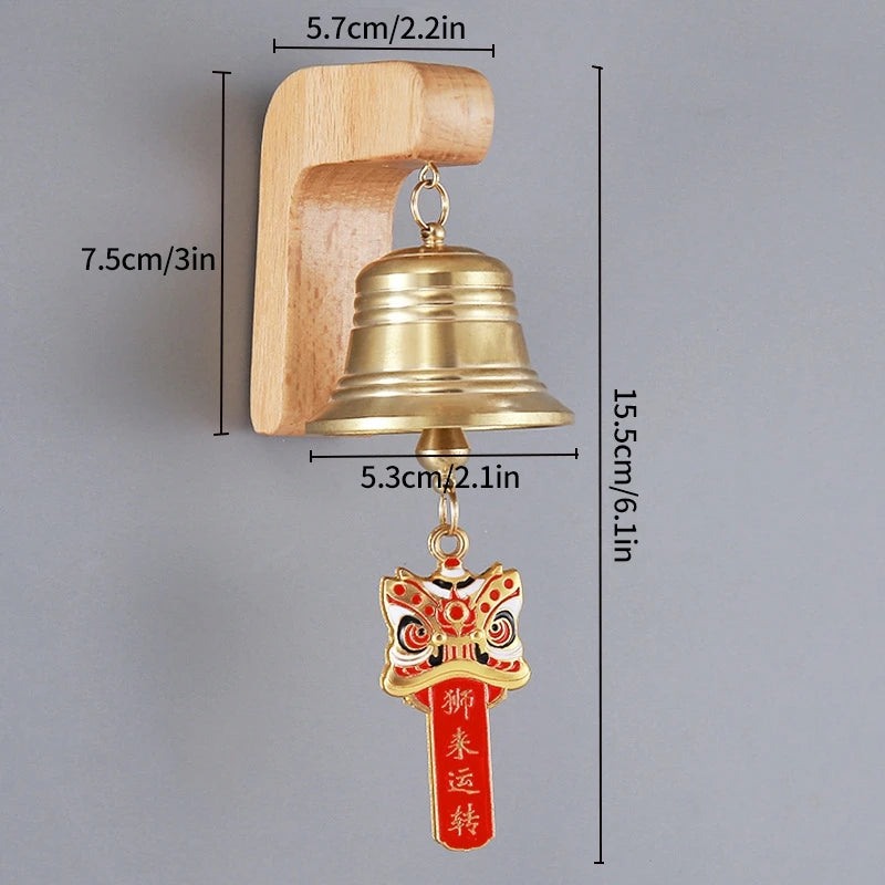 🔔 Wooden Door Bell – Japanese Wind Chime for Home & Garden Decor 🔔