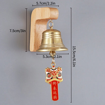 🔔 Wooden Door Bell – Japanese Wind Chime for Home & Garden Decor 🔔