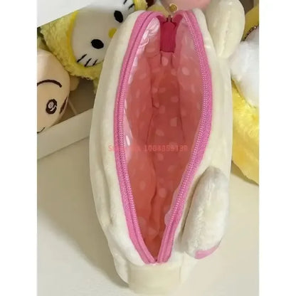 🐻 Rilakkuma Plush Makeup Bag 💄 Cute Cosmetic Storage Case