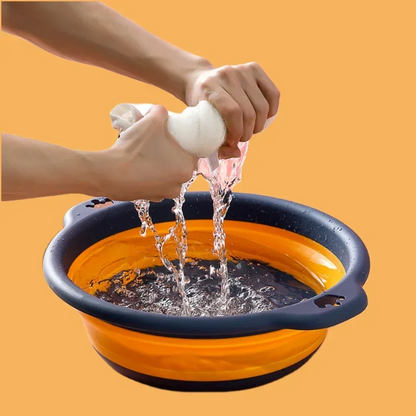 🛁 Foldable Travel Wash Basin – Portable, Compact & Durable