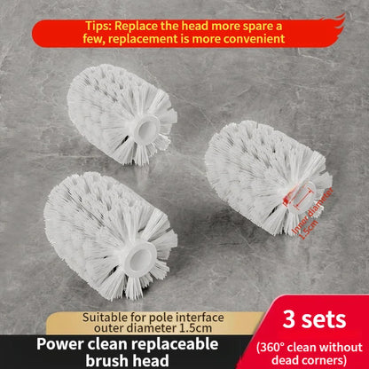 🧻 Punch-Free Bathroom Toilet Shelf & Brush Holder 🛁