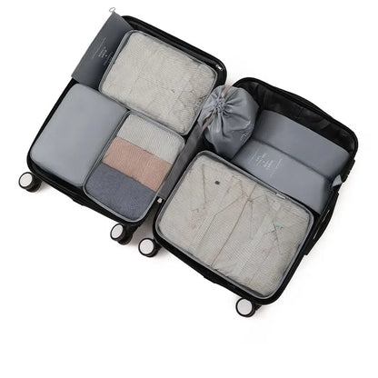 🧳 7-Piece Travel Packing Cube Set – Lightweight Luggage Organizer for Clothes & Accessories