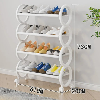 Space Saving Shoe Rack  Nail-Free & Portable  Rustproof Entry Organizer