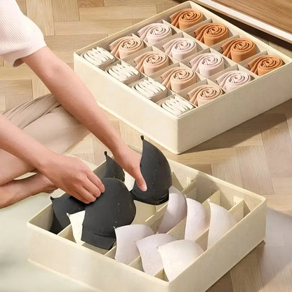 🧦 Cabinet Underwear & Socks Drawer Organizer Box with Compartments 🧦