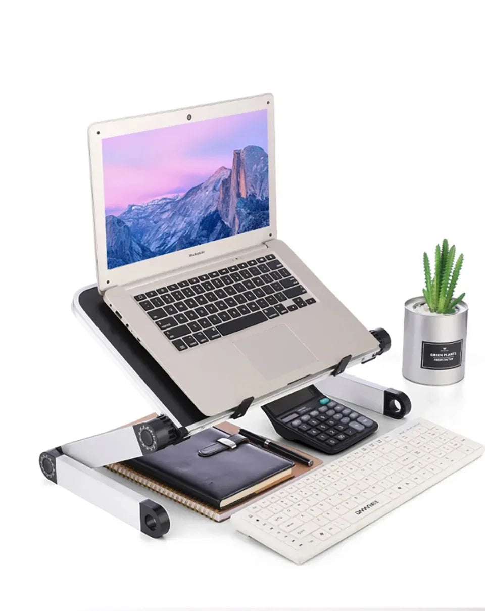 💻 Adjustable Laptop Stand ✨ Foldable & Portable 🧳 Aluminum Cooling Bracket 🧊