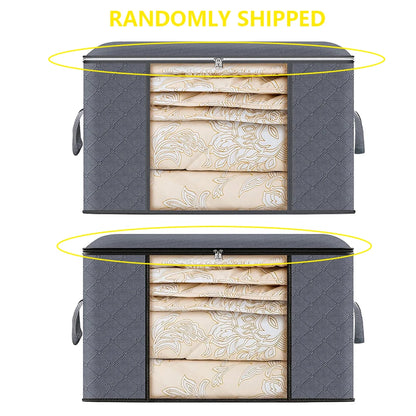 🧺 Large Capacity Clothes Storage Bag – Foldable Blanket Organizer 🧺