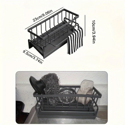 Sink Caddy Organizer – Self-Draining Sponge & Brush Rack for Sink