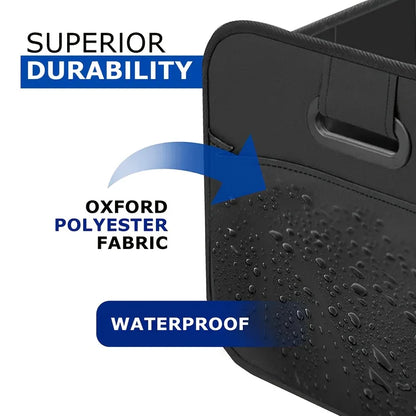 Foldable Car Boot Organizer – Multi-Functional Trunk Storage Box for Groceries, Tools & Golf Gear