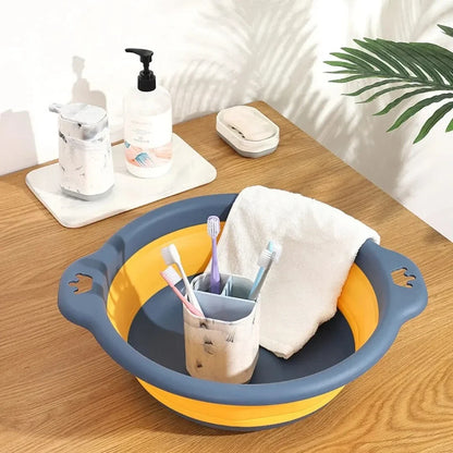 🛁 Foldable Travel Wash Basin – Portable, Compact & Durable