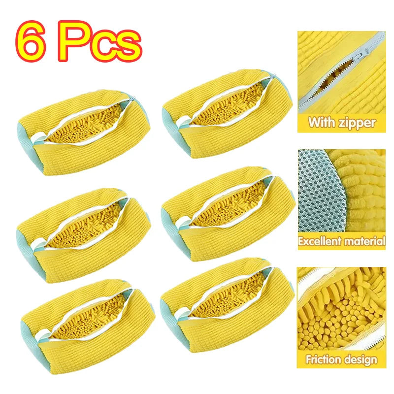 🧼 Sneaker & Slipper Washing Net Bag – Laundry Mesh Shoe Protector 👟