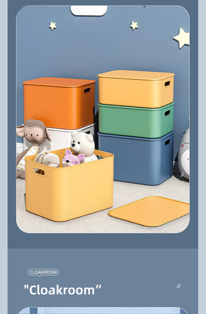 🎨 Colorful Stackable Storage Box 🧺 Tidy Up with Style! 🎨