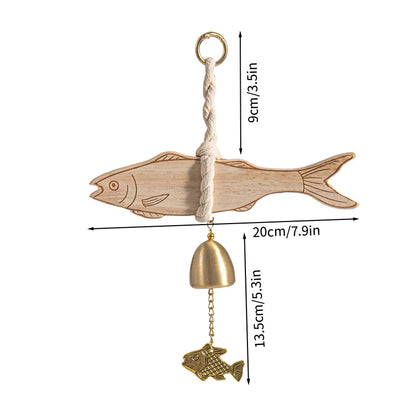🔔 Wooden Door Bell – Japanese Wind Chime for Home & Garden Decor 🔔
