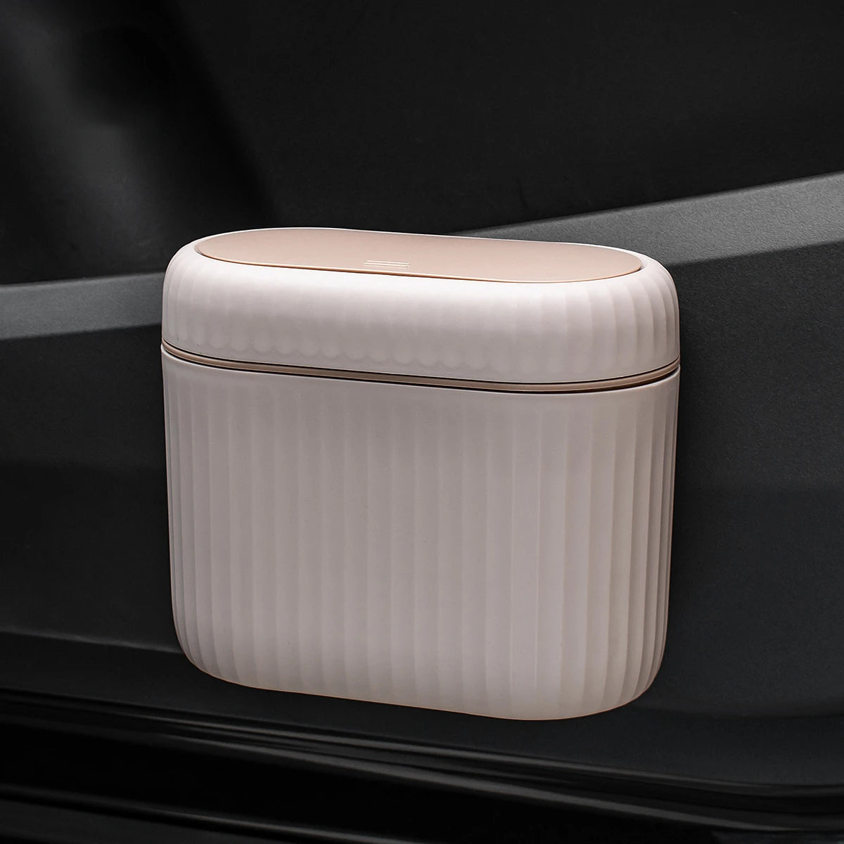 Pop-Up Car Trash Can – Door-Mounted & Desktop Use, Large Capacity Waste Bin