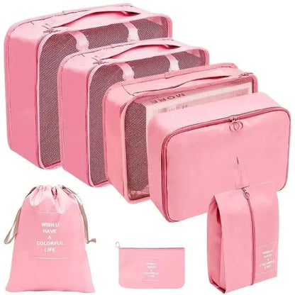 🧳 Travel Packing Organizer Set – 7/8/9/10PCS for Luggage & Wardrobe