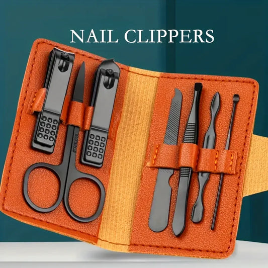 ✂️ Nail Clipper Set – Stainless Steel Precision Grooming Kit with Travel Case
