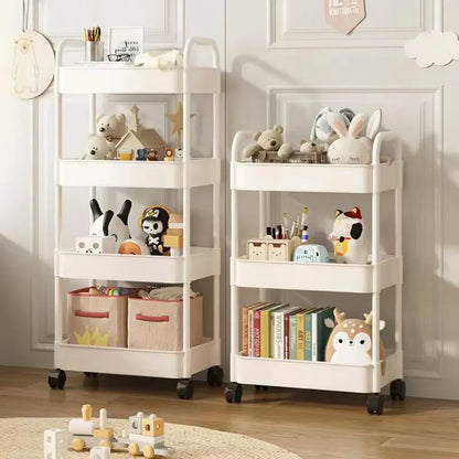 🛒 Kitchen Storage Trolley 🛁 Multi-Tier Utility Cart 🔄 Rolling Shelf Rack 📚