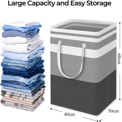 🧺 Foldable Laundry Basket – Waterproof & Space-Saving Dirty Clothes Bin 💧