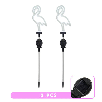 🌸 Solar Flamingo Light – Outdoor Waterproof Lawn Lamp for Garden & Patio 🌸