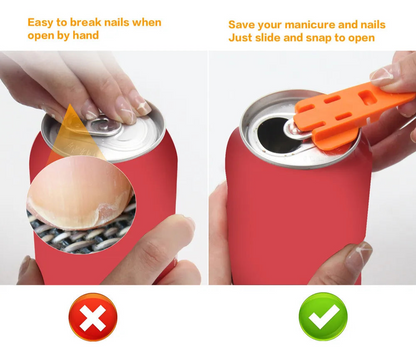 Portable Bottle Opener – Easy Can & Cola Lid Remover – Reusable