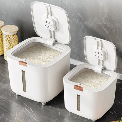 Insect-Proof Rice Storage Box  Moisture-Sealed Grain Dispenser